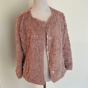 Beautiful Pink Furry Jacket